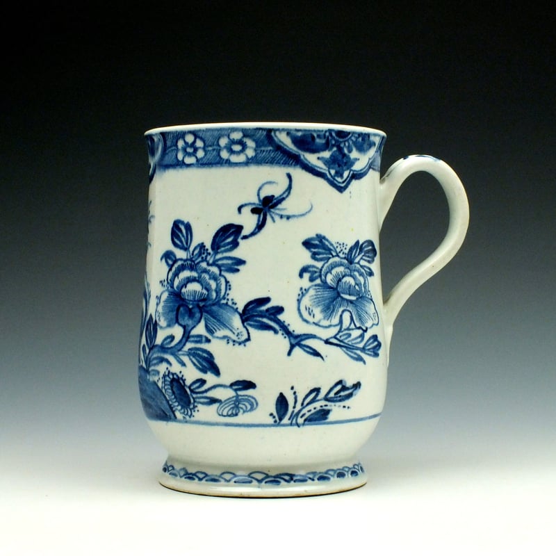 Peony and Rock Pattern Large Mug c1760-70