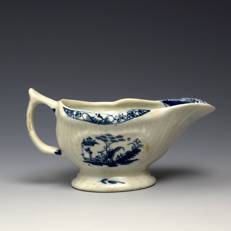 Little Fisherman Pattern Butterboat c1770-80