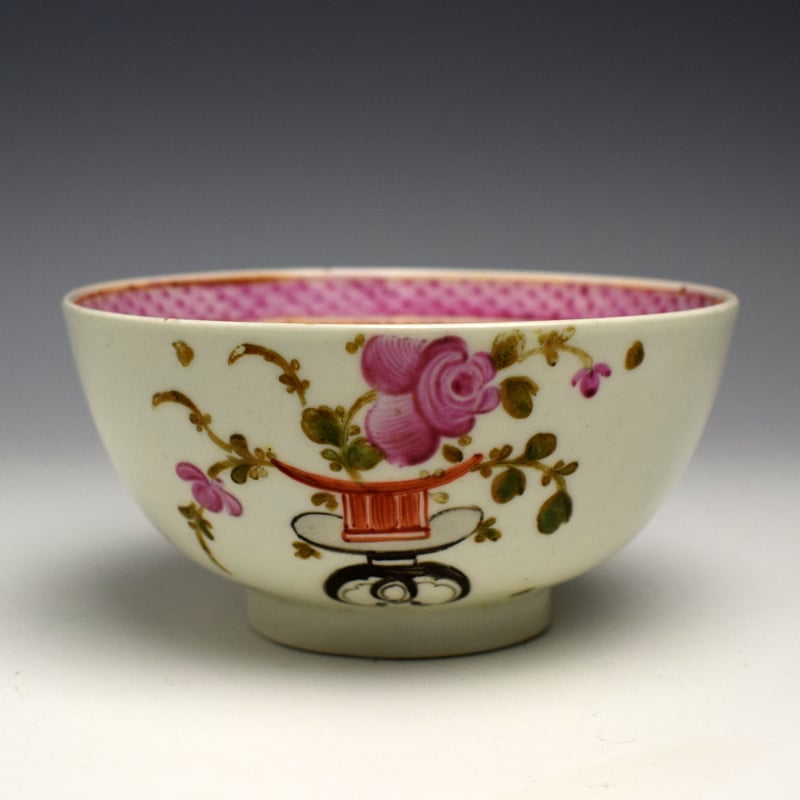 Top Hat Pattern Sugar Bowl c1780