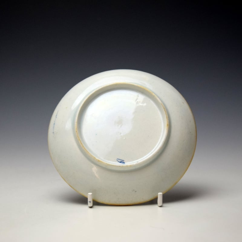 Bow Banana Tree Fence and Stork Pattern Saucer c1752-53 (2)