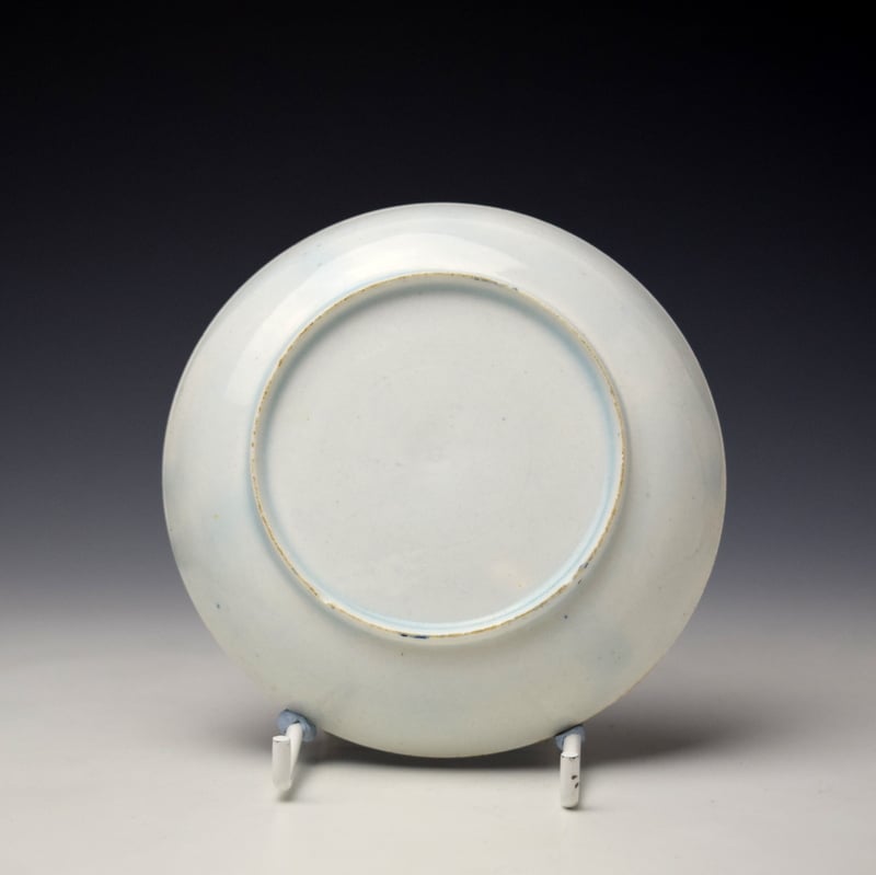 Bow Chinaman and Fence Pattern Saucer c1760-65 (2)
