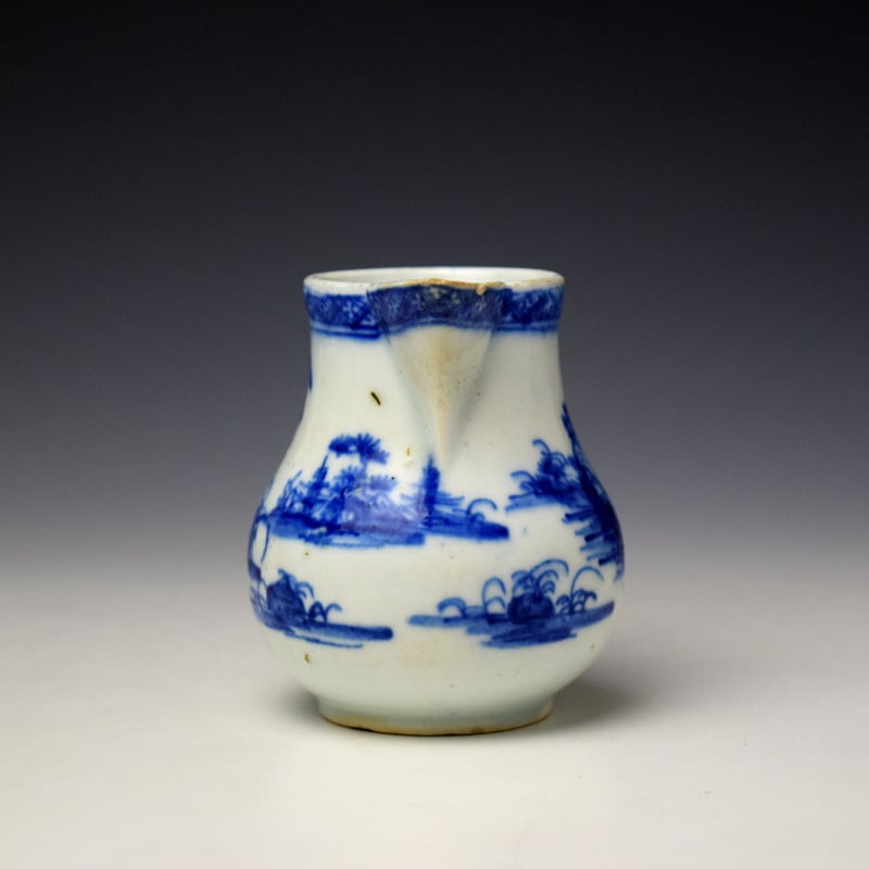 Bow Desirable Residence Pattern Sparrow Beak Jug c1758-60 (2)