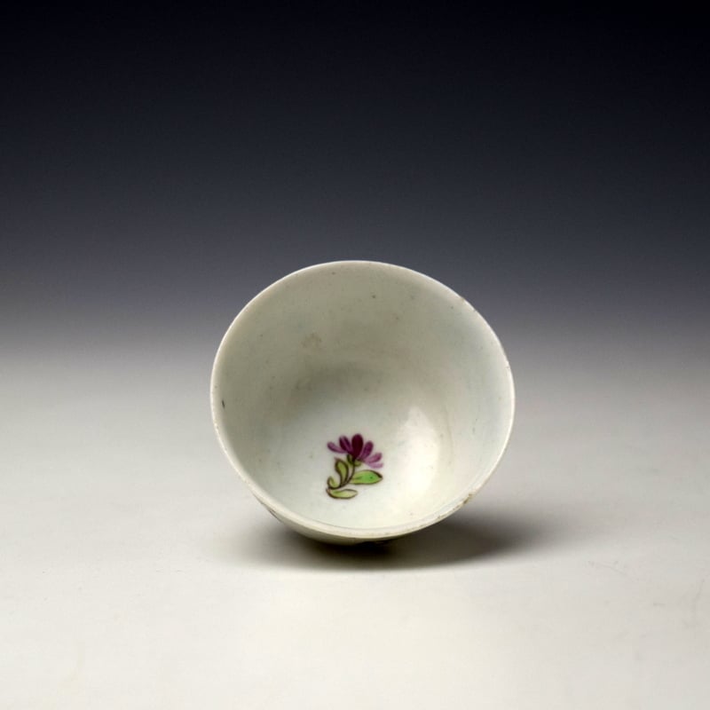Bow Floral Pattern Toy Teabowl c1760 (5)