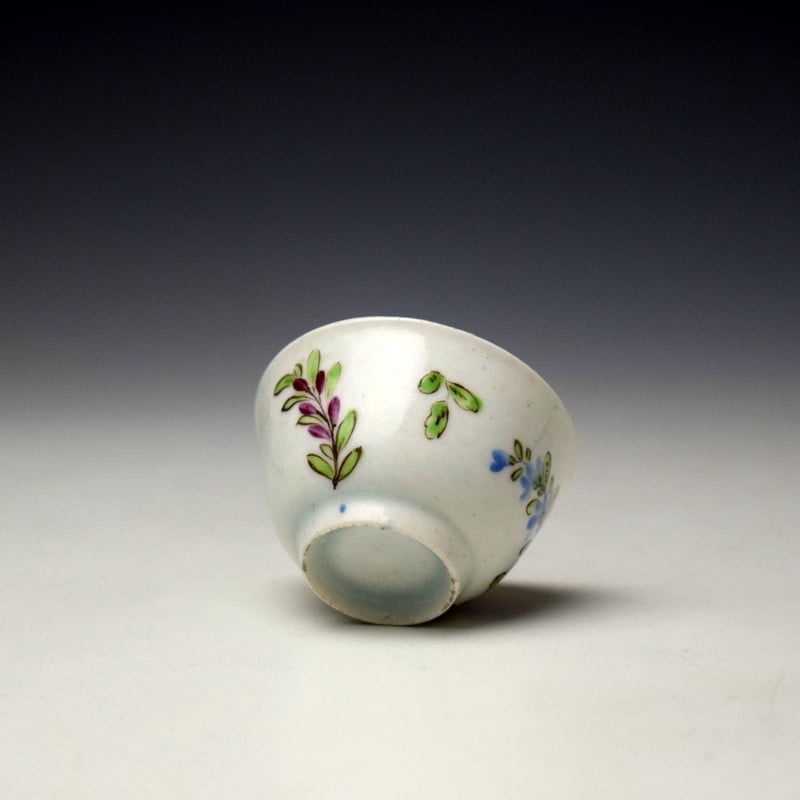 Bow Floral Pattern Toy Teabowl c1760 (6)