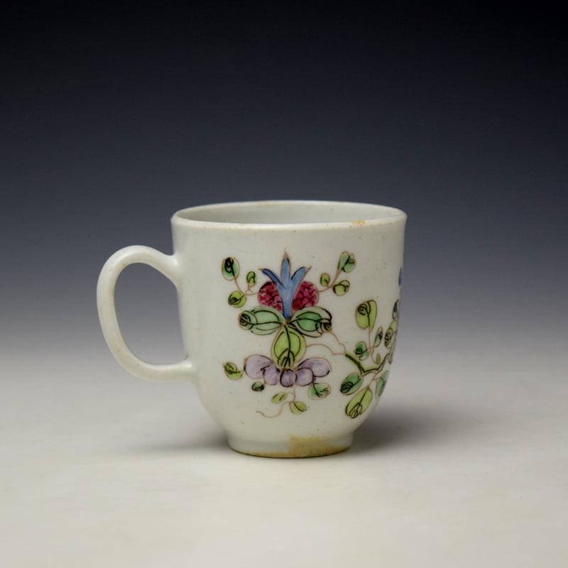 Bow Flowering Rock Pattern Coffee Cup c1754-56 (3)