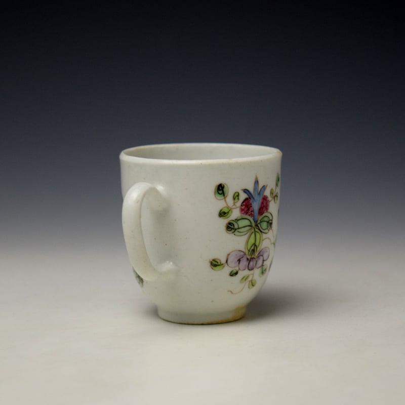 Bow Flowering Rock Pattern Coffee Cup c1754-56 (4)