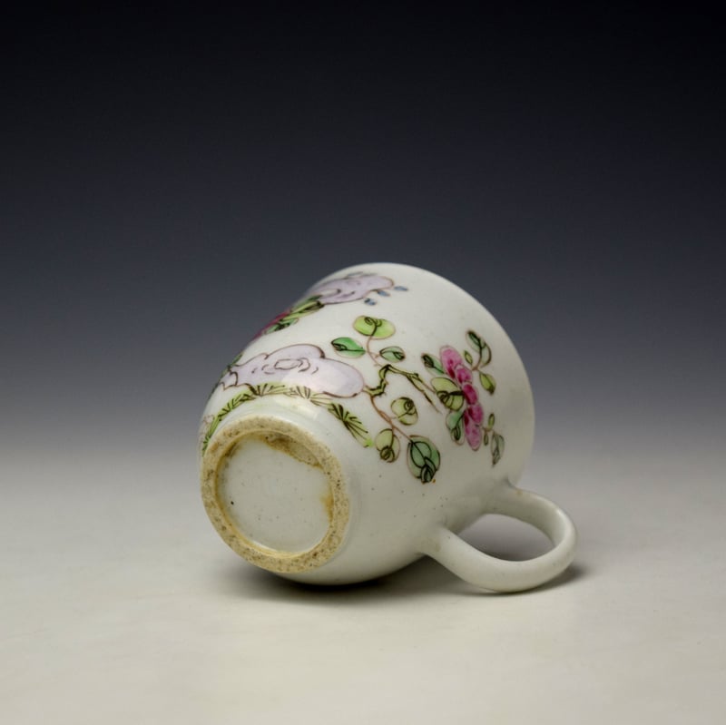 Bow Flowering Rock Pattern Coffee Cup c1754-56 (6)