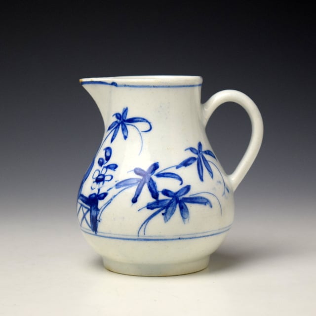 Bow Holed Rock Bamboo Fence Pattern Sparrow beak Jug C1760-65 (1)