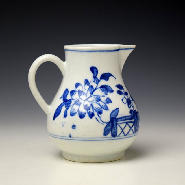 Bow Holed Rock Bamboo Fence Pattern Sparrow beak Jug C1760-65 (3)