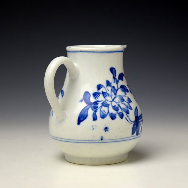 Bow Holed Rock Bamboo Fence Pattern Sparrow beak Jug C1760-65 (4)