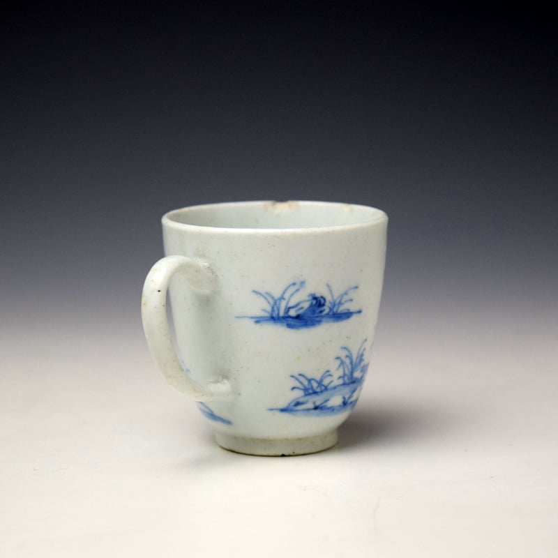 Bow Hut and Landscape Pattern Coffee Cup c1755 (4)