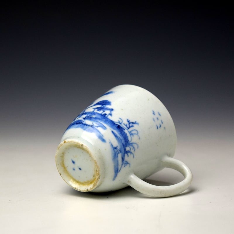 Bow Hut and Landscape Pattern Coffee Cup c1755 (6)