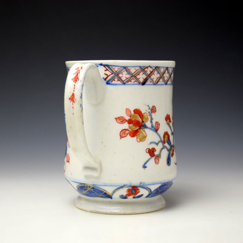 Bow Imari R Marked Tankard c1750-52 (4)