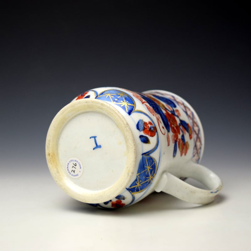 Bow Imari R Marked Tankard c1750-52 (6)