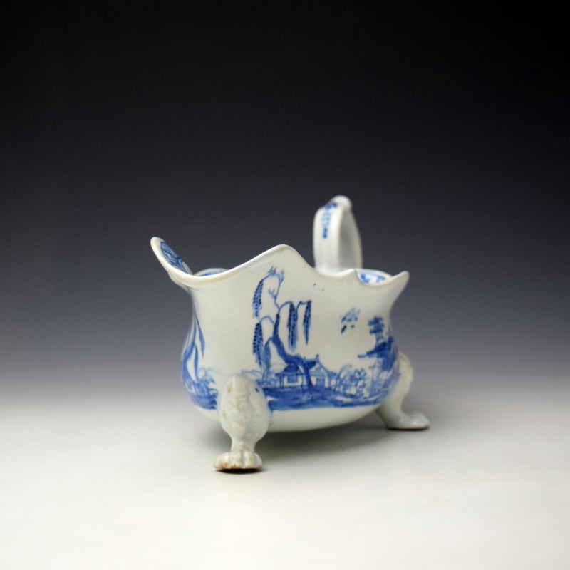 Bow Lions Mask and Claw Footed Sauceboat c1752-54 (2)