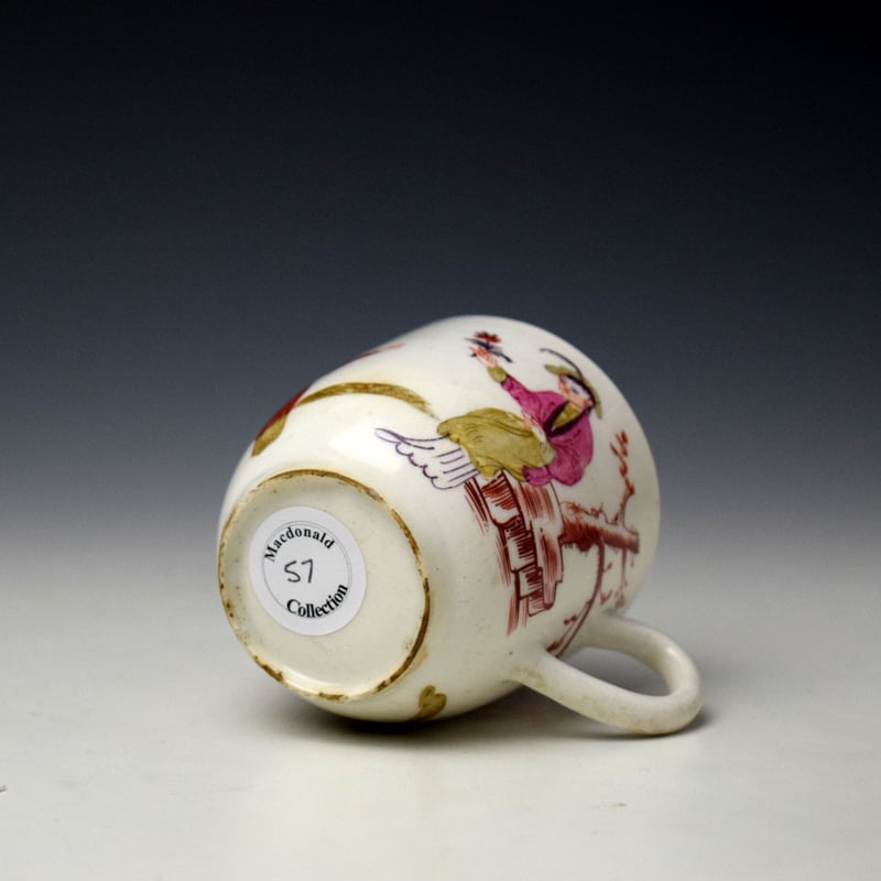 Bow Mandarin Lady Holding a Flower Pattern Coffee Cup c1765-70 (6)