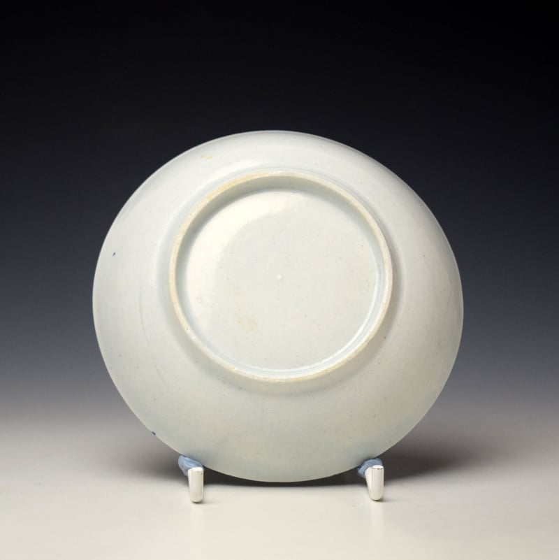 Bow Mansfield Pattern Coffee Cup and Saucer c1760-65 (10)