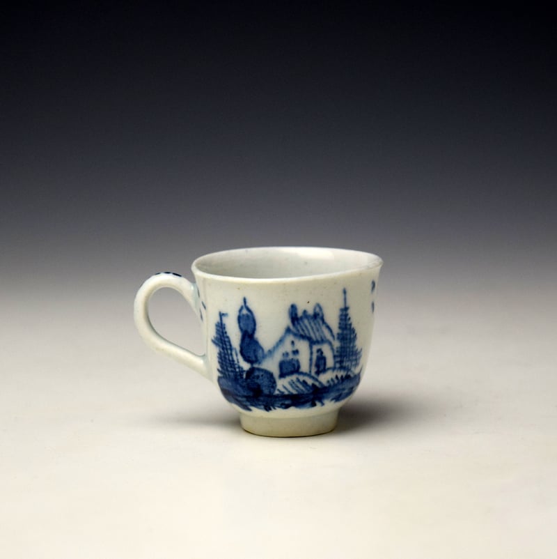Bow Pagoda and House Pattern Toy Coffee Cup c1760-65 (4)