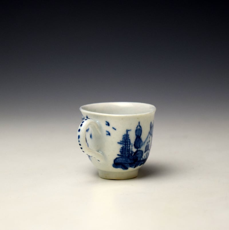 Bow Pagoda and House Pattern Toy Coffee Cup c1760-65 (5)