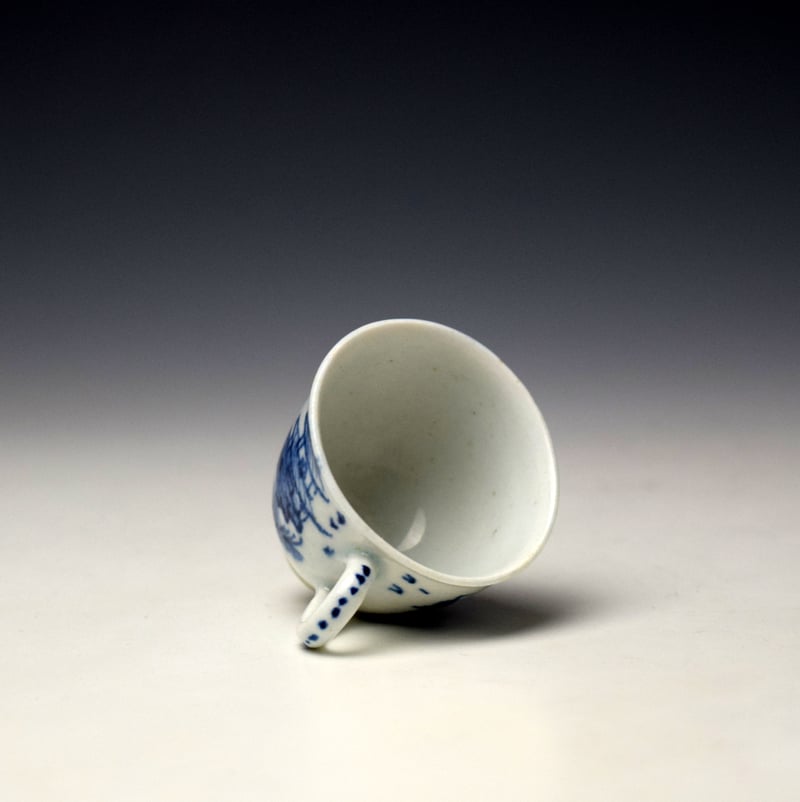 Bow Pagoda and House Pattern Toy Coffee Cup c1760-65 (6)