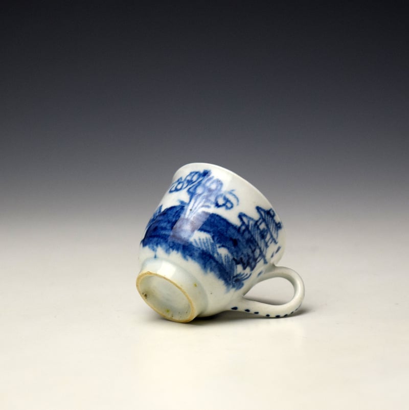 Bow Pagoda and House Pattern Toy Coffee Cup c1760-65 (7)