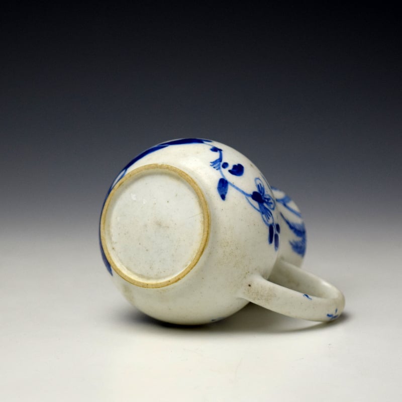 Bow Peony and Flowering Root Pattern Cream Jug c1750-55 (7)