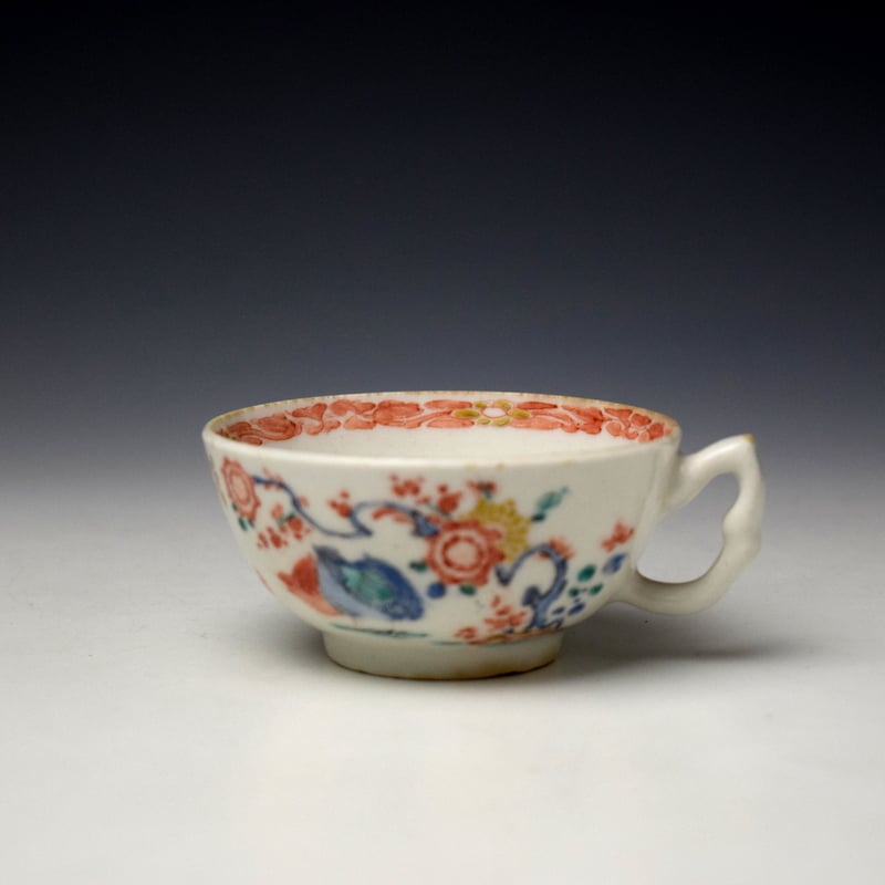 Rare Two Quail Pattern Teacup c1752-55