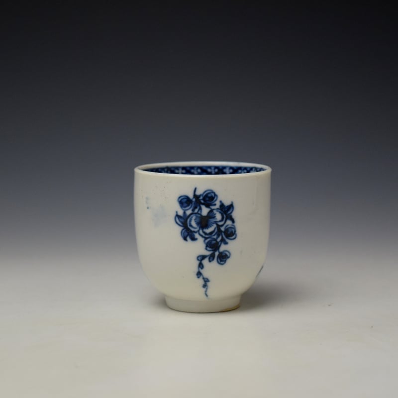 Bristol Floral Sprays Pattern Coffee Cup c1775 (2)