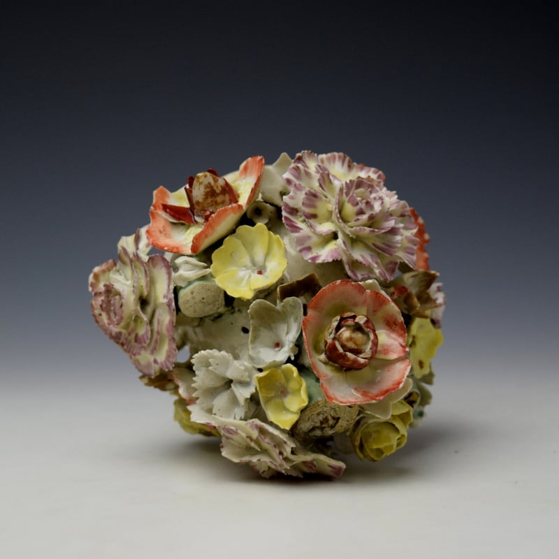 Castle Painter Frill Vase and Cover c1760 (8)