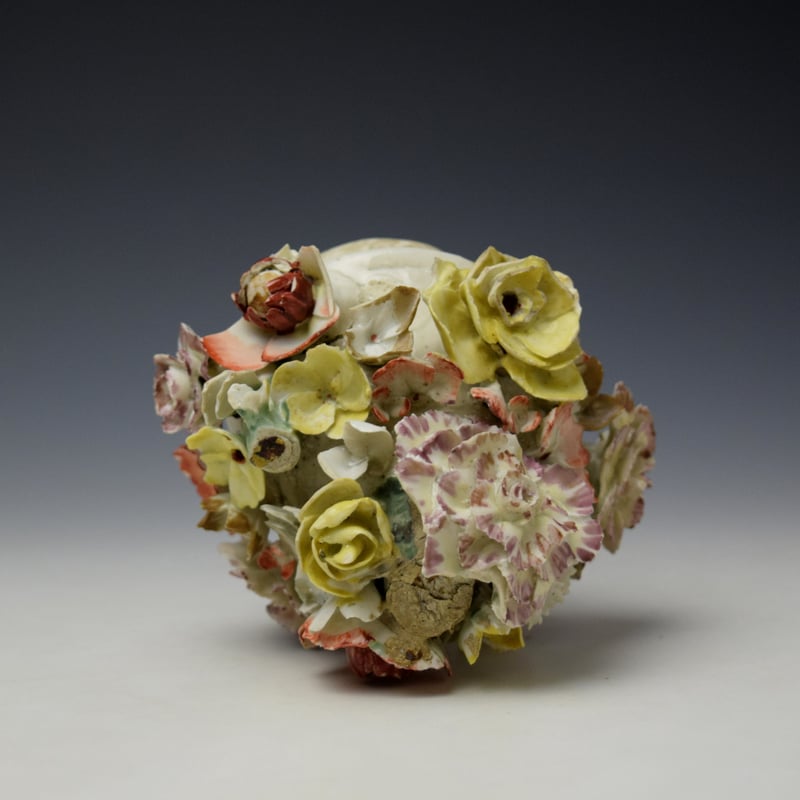 Castle Painter Frill Vase and Cover c1760 (9)