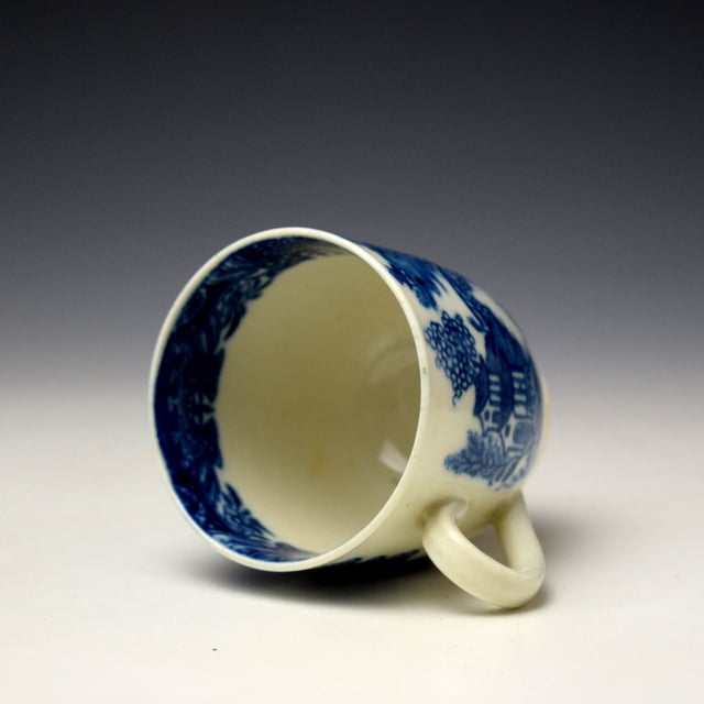 Caughley Bandstand Pattern Coffee Cup c1780-99 (5)