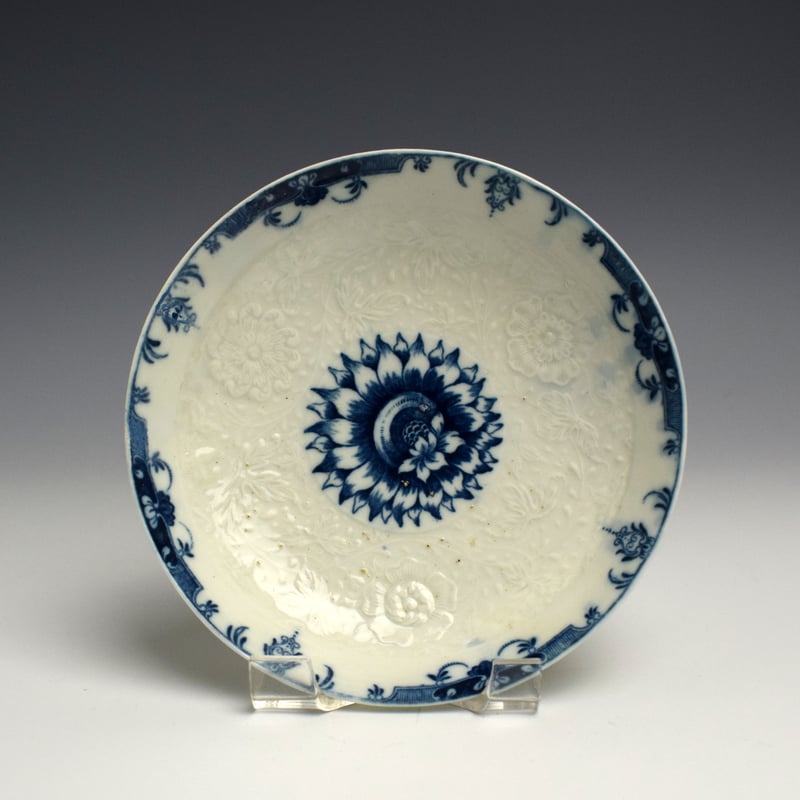 Chrysanthemum Pattern Saucer c1776