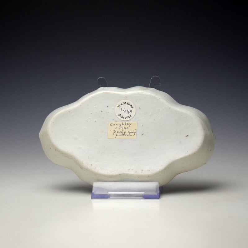 Caughley Cornflower Sprigs Pattern Spoon Tray c1790-95 (2)