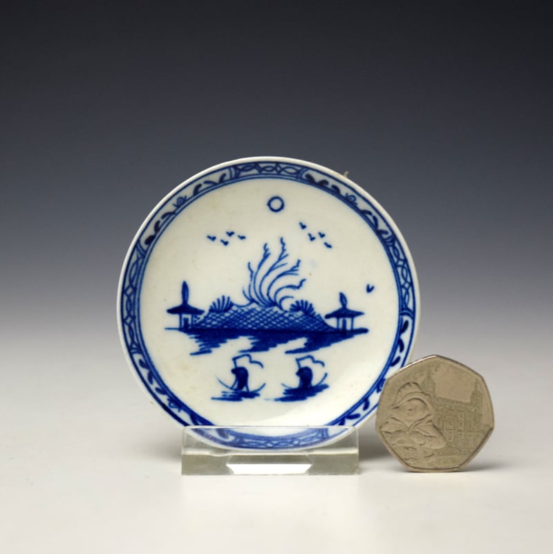 Island Pattern Toy Saucer c1780-95