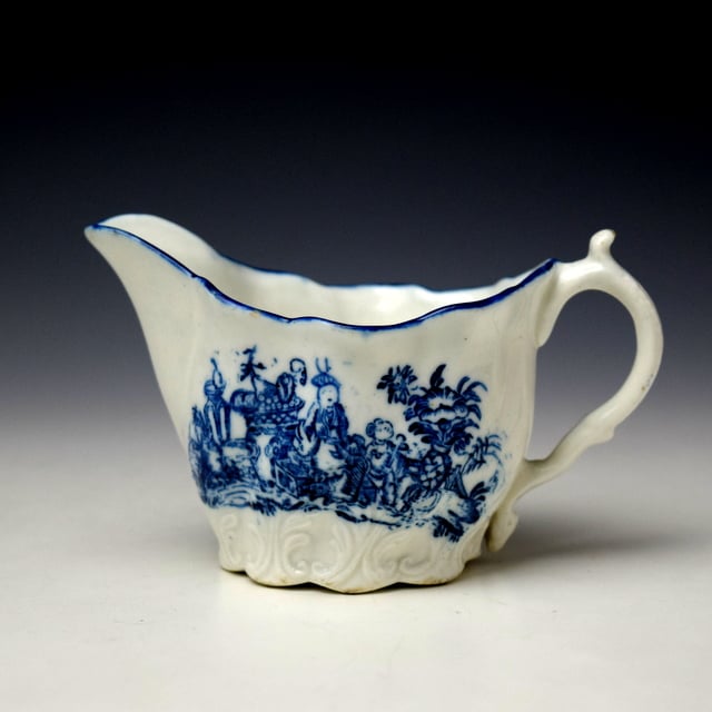 Mother and Child Pattern Low Chelsea Ewer c1776-90