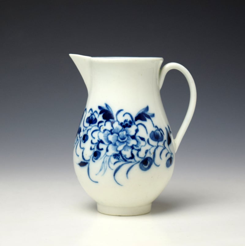 Uncommon Peony (Print) Pattern Sparrow Beak Jug c1778-80