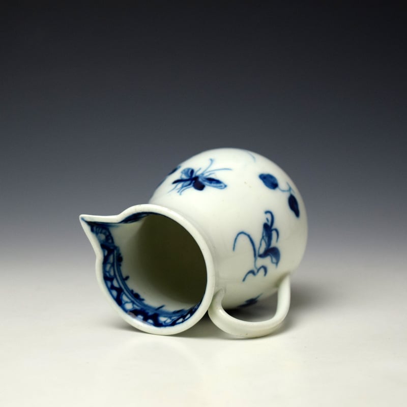 Caughley Peony Pattern Sparrow Beak Jug c1778-80 (6)