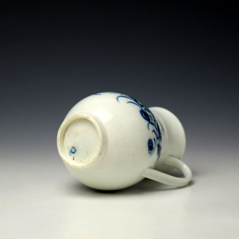 Caughley Peony Pattern Sparrow Beak Jug c1778-80 (7)