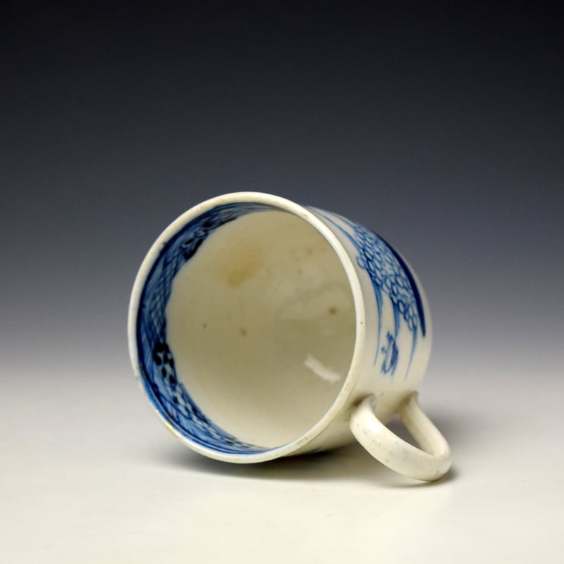 Caughley Tower Pattern Coffee Cup c1790-95 Ex Watney (6)