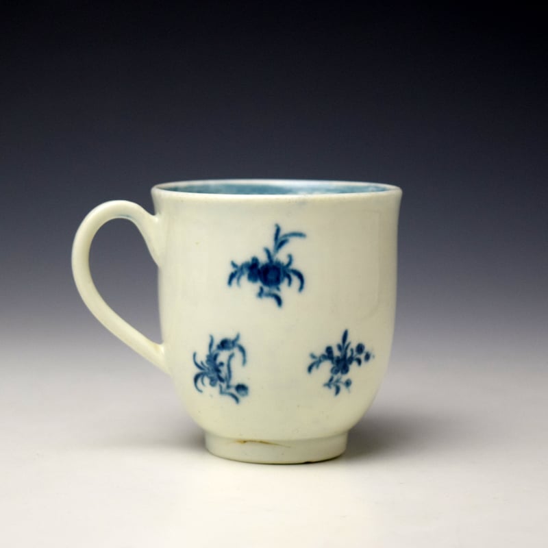 Caughley Waiting Chinaman Pattern Coffee Cup c1775-82 (3)
