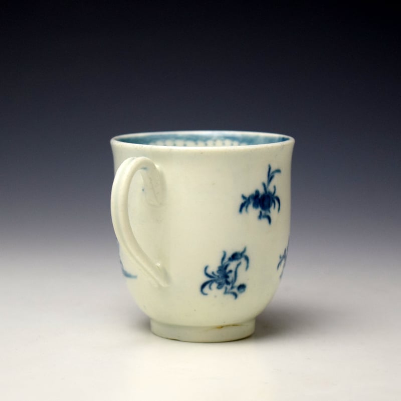 Caughley Waiting Chinaman Pattern Coffee Cup c1775-82 (4)