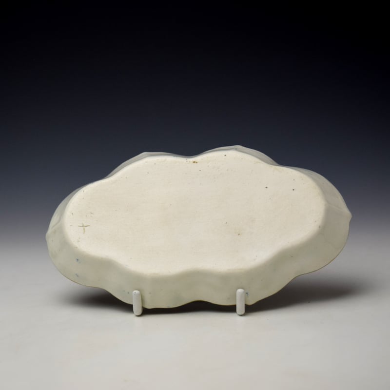 Caughley Willow Nankin Pattern Spoon Tray c1784-99 (2)