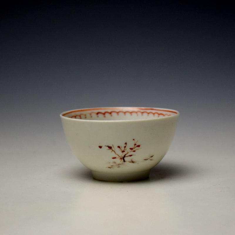 Champion Bristol Mandarin Pattern Teabowl and Saucer c1770-75 (4)