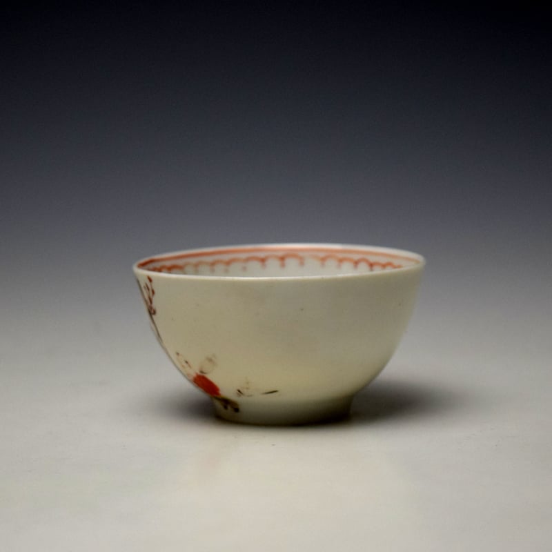 Champion Bristol Mandarin Pattern Teabowl and Saucer c1770-75 (5)