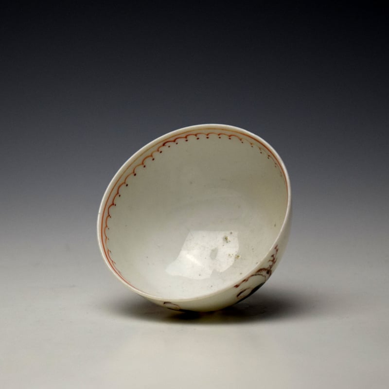Champion Bristol Mandarin Pattern Teabowl and Saucer c1770-75 (7)