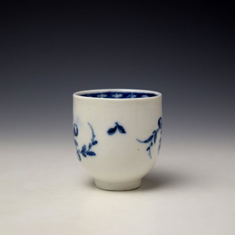 Champions Bristol Floral Sprays Pattern Coffee Cup c1770 (2)