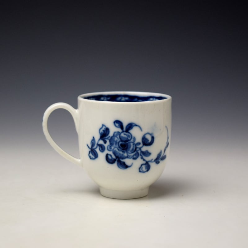 Champions Bristol Floral Sprays Pattern Coffee Cup c1770 (3)