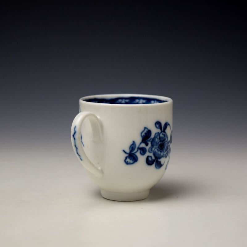 Champions Bristol Floral Sprays Pattern Coffee Cup c1770 (4)