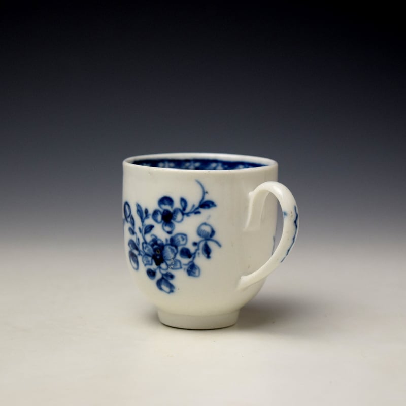 Champions Bristol Floral Sprays Pattern Coffee Cup c1770 (5)