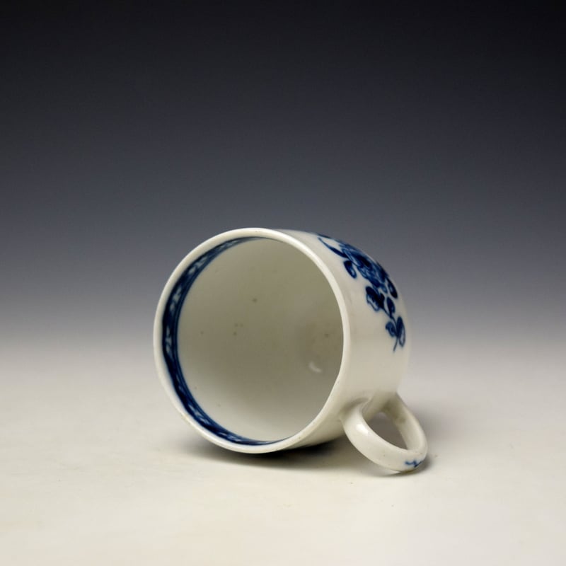 Champions Bristol Floral Sprays Pattern Coffee Cup c1770 (6)